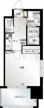 エンクレスト博多駅前Ⅲの物件間取画像